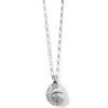African Turban Shell Necklace -Brighton Store african turban shell necklace silver 0