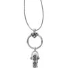 Alcazar Charm Badge Clip Necklace -Brighton Store alcazar charm badge clip necklace silver 0 c77647f3 f93b 4a2f bb0e 94472b0dde2b