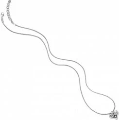 Alcazar Heart Badge Clip Necklace -Brighton Store alcazar heart badge clip necklace silver 2 3c0d80ff be93 402f 9409 1933ee57bbc7