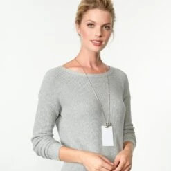 Alcazar Heart Badge Clip Necklace -Brighton Store alcazar heart badge clip necklace silver 3 089f7485 5944 40e6 8dc2 6a5537db4e62