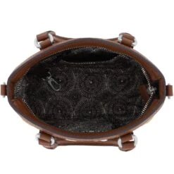 Alessa Straw Satchel -Brighton Store alessa straw satchel natural bourbon 1