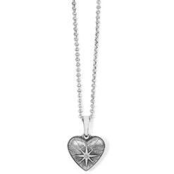 Amore Shades Sky Heart Necklace 12 Amore Shades Sky Heart Necklace -Brighton Store amore shades sky heart necklace silver blue 1