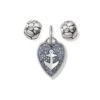 Anchor And Soul Charm Gift Set -Brighton Store anchor and soul charm gift set silver blue 0