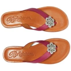 Aster Flower Thongs -Brighton Store aster flower thongs orchid 2