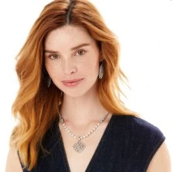 Barbados Nuvola Shell Necklace -Brighton Store barbados nuvola shell necklace silver pearl 2 e75a4c40 d573 4ea6 b112 8bd153eed41b