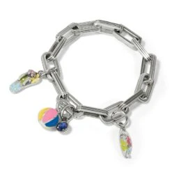 Beach Ball Charm -Brighton Store beach ball charm silver multi 3