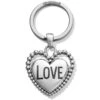 Beaded Love Key Fob -Brighton Store beaded love key fob silver 0 38e705f0 c2da 4254 97ec 1b3e9f7b6f55