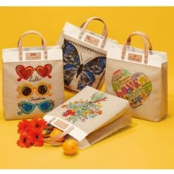 Bella Bouquet Burlap Tote -Brighton Store bella bouquet burlap tote multi 3 8a0e5474 a169 4f22 a8a1 4668b3bc8956