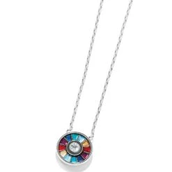 Bellissima Gems Small Necklace -Brighton Store bellissima gems small necklace silver multi 2