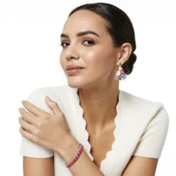 Blossom Hill Rouge Skinny Bangle -Brighton Store blossom hill rouge skinny bangle red 2