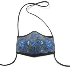 Blue Floral Face Mask (2 Pack) -Brighton Store blue floral face mask 2 pack multi 4