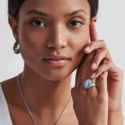 Blue Moon Ring -Brighton Store blue moon ring silver blue 2