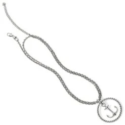 Blue Water Float Anchor Convertible Necklace -Brighton Store blue water float anchor convertible necklace silver blue 2 9ecba23d c11a 4b76 ba0c 67fed5279ccd