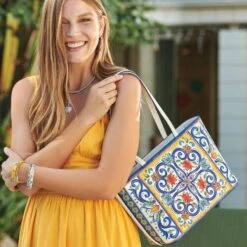 Carina Tote -Brighton Store carina tote white multi 4