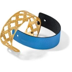 Christo London Narrow Cuff Bracelet Set -Brighton Store christo london narrow cuff bracelet set gold bali blue 2 c59bd63a c787 44c5 9d6a d734cf0c7054