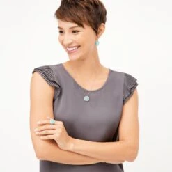 Color Clique Gem Scroll Ring Set -Brighton Store color clique gem scroll ring set silver amozonite 2 3627f4f9 9da1 4456 a3d4 4e10b4ed9c04