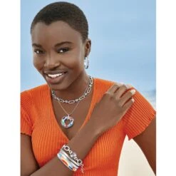 Colormix Reversible Necklace -Brighton Store colormix reversible necklace silver multi 4