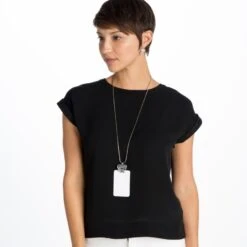 Contempo Heart Badge Clip Necklace 9 Contempo Heart Badge Clip Necklace -Brighton Store contempo heart badge clip necklace silver 3 64059fb4 e9f7 4149 a22a 5e3cc7d7983f