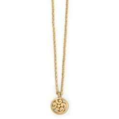 Contempo Medallion Petite Necklace -Brighton Store contempo medallion petite necklace gold 0