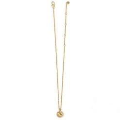 Contempo Medallion Petite Necklace -Brighton Store contempo medallion petite necklace gold 1