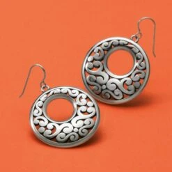 Contempo Nuevo Ring French Wire Earrings -Brighton Store contempo nuevo ring french wire earrings silver 2