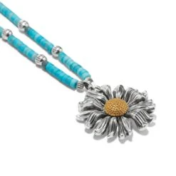 Daisy Dee Turquoise Necklace -Brighton Store daisy dee turquoise necklace silver turquoise 3