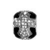 Dazzle Cross Bead -Brighton Store dazzle cross bead silver black 0 00521c04 a4a7 448d 9def 455b7680de13