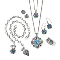 Elora Gems Ring -Brighton Store elora gems ring silver multi 2