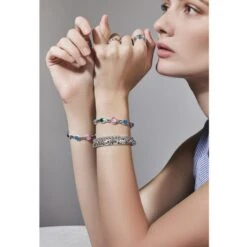 Elora Gems Ring -Brighton Store elora gems ring silver multi 3