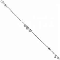 Enchanted Hearts Anklet -Brighton Store enchanted hearts anklet silver 2