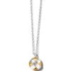 Entrata Round Short Necklace 1 Entrata Round Short Necklace -Brighton Store entrata round short necklace silver gold 0