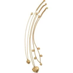 Esprit Heart Station Necklace -Brighton Store esprit heart station necklace gold 3
