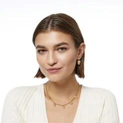 Esprit Heart Station Necklace -Brighton Store esprit heart station necklace gold 4