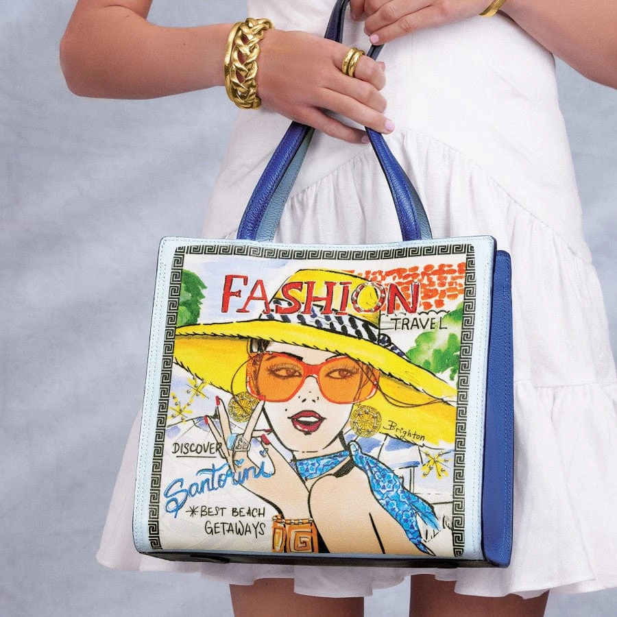 Fashionista Santorini Medium Tote 6 Fashionista Santorini Medium Tote - Image 4