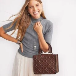 Ferrara Sala Medium Tote -Brighton Store ferrara sala medium tote whisky 3