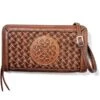 Ferrara Woven Zip Around Wallet -Brighton Store ferrara woven zip around wallet whisky cognac 0 bf7ca8bb 0fcb 4af8 bf32 b0345d59df46