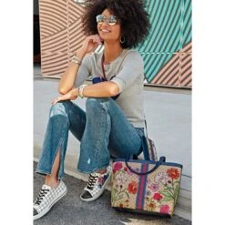 Field Of Love Large Tote -Brighton Store field of love large tote multi 3