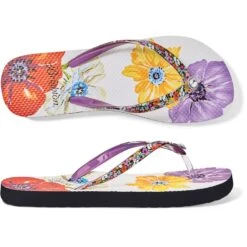 Floret Flip Flops -Brighton Store floret flip flops multi 2 c45f8415 a456 4422 8056 eeaec149ec6c