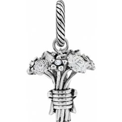 Flower Bouquet Charm -Brighton Store flower bouquet charm silver white 2 2f4d8efe 3e90 4254 beec c573926f0dd4