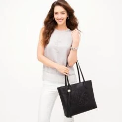 Gabriella Medallion Tote -Brighton Store gabriella medallion tote black 4 aa500cc8 1195 4c83 906f 1325aa139769