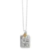 Give Love Flower Necklace -Brighton Store give love flower necklace silver gold 0