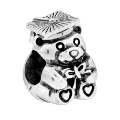 Grad Bear Bead -Brighton Store grad bear bead silver 3 67011edd c062 4969 80c8 a71435cfaab3