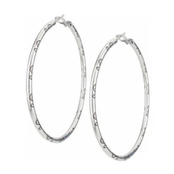 Brighton Store 27 Grande Hoop Charm Earrings