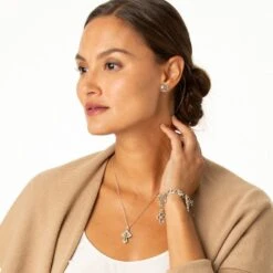 Greek Petite Cross Necklace -Brighton Store greek petite cross necklace silver gold 3 7f9f5f7e 7397 4805 826d 8da8b7d5bf62