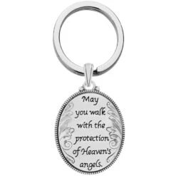Guardian Angel Key Fob -Brighton Store guardian angel key fob silver 1 fe89bf0e ee83 400b 9de1 8134aa5cf9fc