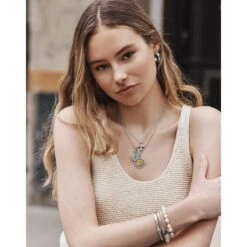 Guardian Angel Pearl Stretch Bracelet -Brighton Store guardian angel pearl stretch bracelet silver pearl 2 62c4dfa0 8b57 458e 9f75 23507014c1f7