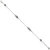 Halo Anklet -Brighton Store halo anklet silver tanzanite 0