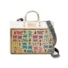 Happy Wings East West Burlap Tote -Brighton Store happy wings east west burlap tote multi 0