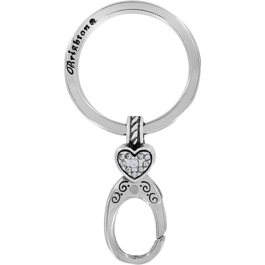 Heart Charm Key Fob 3 Heart Charm Key Fob