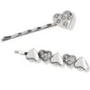 Hearts Ablaze Bobby Pins -Brighton Store hearts ablaze bobby pins silver 0